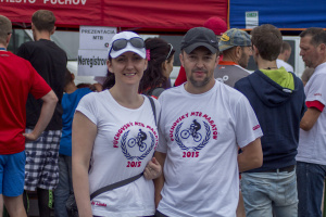 Pchovsk MTB maratn 2015 - Juraj Raek a Lenka Rakov