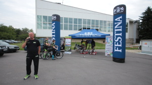 Pchovsk MTB maratn 2015 - Juraj Raek a Lenka Rakov