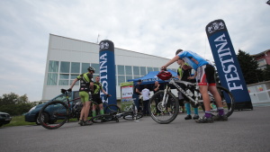 Pchovsk MTB maratn 2015 - Juraj Raek a Lenka Rakov