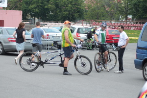 Pchovsk MTB maratn 2015 - Juraj Raek a Lenka Rakov