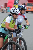 Pchovsk MTB maratn 2015 - Juraj Raek a Lenka Rakov