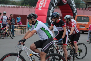 Pchovsk MTB maratn 2015 - Juraj Raek a Lenka Rakov