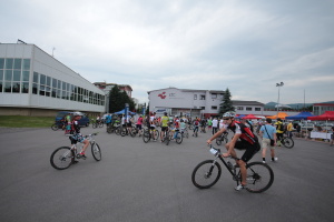 Pchovsk MTB maratn 2015 - Juraj Raek a Lenka Rakov