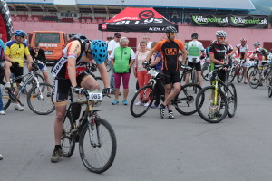 Pchovsk MTB maratn 2015 - Juraj Raek a Lenka Rakov