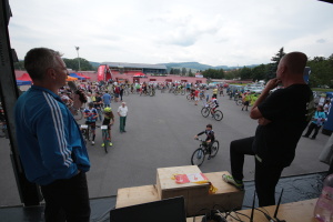 Pchovsk MTB maratn 2015 - Juraj Raek a Lenka Rakov