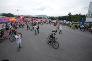 Pchovsk MTB maratn 2015 - Juraj Raek a Lenka Rakov