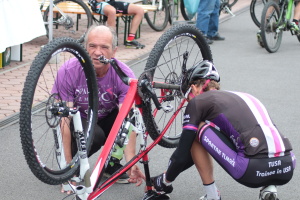 Pchovsk MTB maratn 2015 - Juraj Raek a Lenka Rakov
