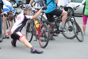 Pchovsk MTB maratn 2015 - Juraj Raek a Lenka Rakov