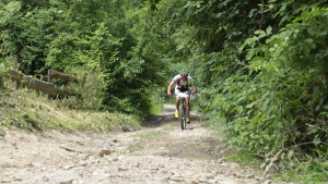 Pchovsk MTB maratn 2015 - Juraj Raek a Lenka Rakov