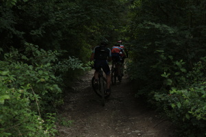 Pchovsk MTB maratn 2015 - Juraj Raek a Lenka Rakov