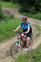 Pchovsk MTB maratn 2015 - Juraj Raek a Lenka Rakov