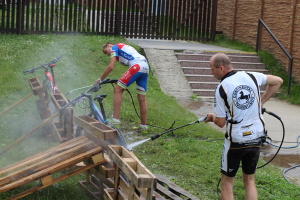Pchovsk MTB maratn 2015 - Juraj Raek a Lenka Rakov