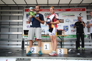 Pchovsk MTB maratn 2015 - Juraj Raek a Lenka Rakov
