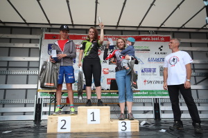 Pchovsk MTB maratn 2015 - Juraj Raek a Lenka Rakov