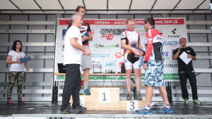 Pchovsk MTB maratn 2015 - Juraj Raek a Lenka Rakov