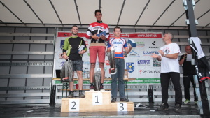 Pchovsk MTB maratn 2015 - Juraj Raek a Lenka Rakov