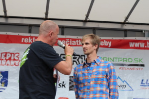 Pchovsk MTB maratn 2015 - Juraj Raek a Lenka Rakov