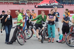 Pchovsk MTB maratn 2015 - Juraj Raek a Lenka Rakov