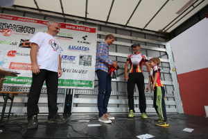 Pchovsk MTB maratn 2015 - Juraj Raek a Lenka Rakov
