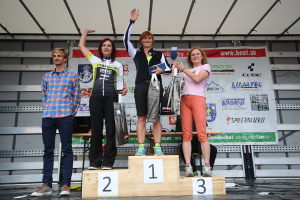 Pchovsk MTB maratn 2015 - Juraj Raek a Lenka Rakov