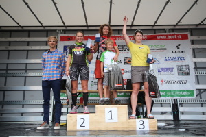 Pchovsk MTB maratn 2015 - Juraj Raek a Lenka Rakov