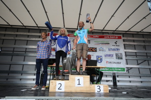 Pchovsk MTB maratn 2015 - Juraj Raek a Lenka Rakov