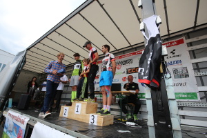 Pchovsk MTB maratn 2015 - Juraj Raek a Lenka Rakov