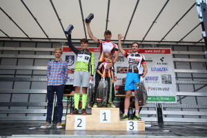 Pchovsk MTB maratn 2015 - Juraj Raek a Lenka Rakov