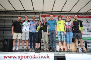Pchovsk MTB maratn 2015 - Juraj Raek a Lenka Rakov