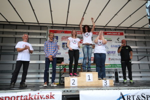 Pchovsk MTB maratn 2015 - Juraj Raek a Lenka Rakov