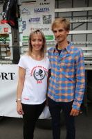 Pchovsk MTB maratn 2015 - Juraj Raek a Lenka Rakov