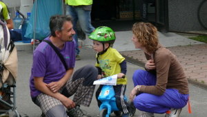 Pchovsk MTB maratn 2015 - Juraj Raek a Lenka Rakov